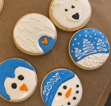 Decorated sugar cookies