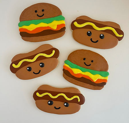 Decorated sugar cookies
