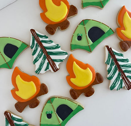 Decorated sugar cookies
